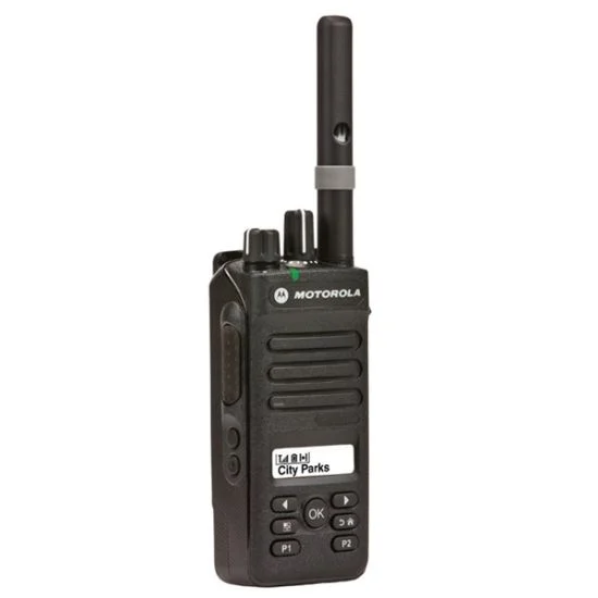 Motorola DP2600e VHF con display y teclado